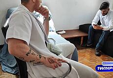 i went to the gynecologist and ended up sitting on wet bareback cock