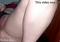 bisexual chubby latina and pink pussy albino play 😈