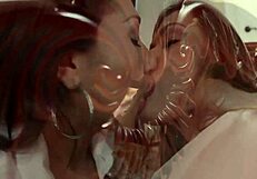 Lesbian holes xxx dripping wet with intense toy play