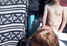 We set up the webcam with Fati late at night after they all leave for our group threesome