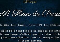 French European woman performs solo dirty talk session in intimate setting