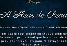 French European woman performs solo dirty talk session in intimate setting