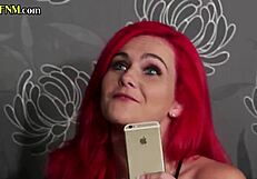 Curvy British CFNM Dominas Wanking Subject in Wild Group Session