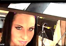 Blonde Offers Hairless Peach Muffin Barefoot In Boots