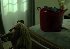 Kayla Paige in a hot interracial scene in a beautiful mansion