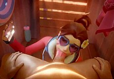Overwatch D.Va Compilation Featuring Various Character Scenes And Highlights