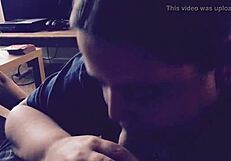 Chubby girlfriend dominates with oral sex and facial finish