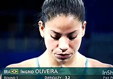 Gorgeous girls with perfect asses in ornamental jumps.