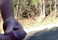 clitlicker662 flashes sexy body in public street update for wild voyeur thrills