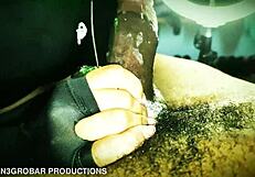 I’m so into this throat killa session with mask on backstage