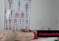 Latina producer fucks mouth and pussy quickly