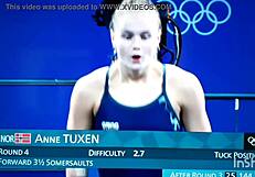 Gorgeous girls with perfect asses in ornamental jumps.