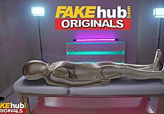 Hot French Babe Analyzes Sex Cyborg for Maximum Orgasm