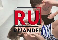 she got ready to go out alone but stayed home with me