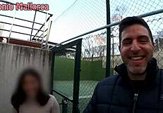 Little mexican slut cheats in quickie