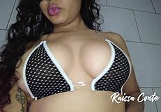 Raissa Conte Loves Sucking Cock and Giving Pussy Ass with Anal Plug