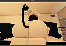 Dxrk渴望大屌和大胸在狂野扶她行动中