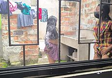 Mature Latina Housewives Create Homemade Porn After Laundry