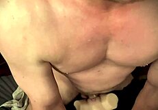 Sexy Daddy Drilling Tight Ass with Creampie Finish