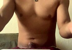 i'm doing homework with my cock out, feeling athletic and chubby