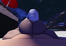 Roblox Slut Bent Over and Fucked in Public Beach