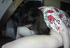 Big beautiful woman is punished with facial abuse and vomit fetishism