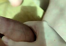 Big Cock Masturbation In Sunshine With Feet Fetish