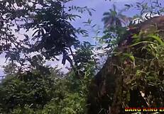 Sex Addicted Wife Fucked Hard on Village Stream Path