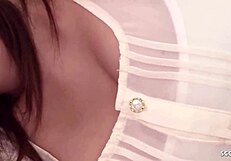 hey, i’m a japanese teen waking up to suck and swallow in pov