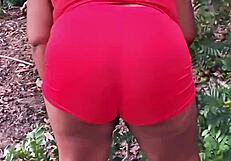 Evangelical Neighbor Caught Picking Fruits in Sexy Lingerie Outdoors