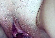 Tight Pussy Lips Receive Warm Cumshot Close-Up