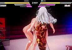 Exciting Lesbian Game with Passionate Battles