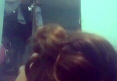 Cowgirl Rides While Sucking Tits