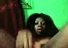 Horny teen 18+ destroys tight pussy in dark 😈