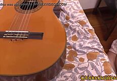 Passionate Encounter Where Chubby Australian Hippy Feels Intense Pleasure from Being Eaten Out