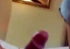 latina teen enjoys being watched sucking boyfriend's cock