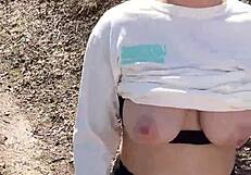 Caught Fucking in the Forest with a Hot Couple