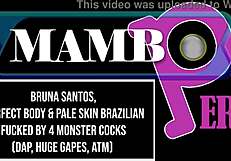 Bruna Santos shows perfect body in heels and cute outfits.