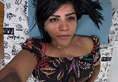 I leave without panties to market, neighbor helps and fucks my pussy bareback intensely