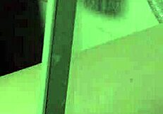 Kinky blonde teen showers in pee then masturbates