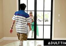 adult time - horny milf pool party turns wild. reverse gangbang with lucky neighbourhood stud!