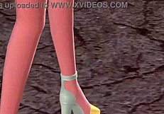 Asian goddess Megurine Luka bound nude.