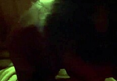 Monika Fox slurps cock hard in steamy sauna session