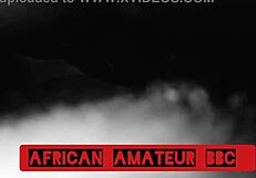 Ebony Couple Fucks Monster Cock