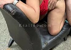 Brazilian MILF fucked by mechanic without condom