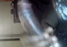 bbc masturbation, huge black dick cums so hard, damn