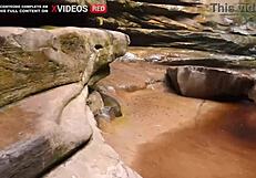 Fomos caught having public sex at the waterfall with Alemaohub. It was wild!