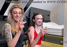 Nicole Sweet and Belinda Take Hard Rimming and Piss Play