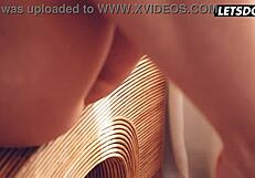 Stunning Spanish sisters in erotic morning lesbian passion