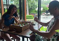 lost the game, feel cumwalk outside